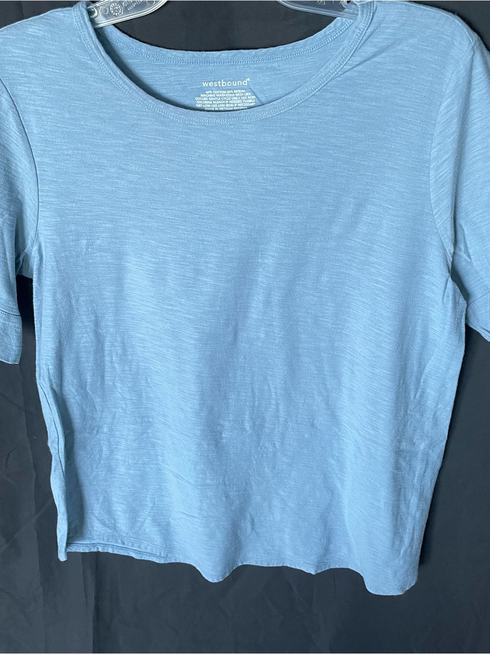Westbound Women's Sky Blue Short-Sleeve Crewneck Tee